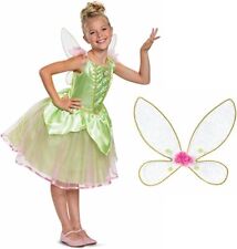 Disney Offizielles Deluxe Tinkerbell Kostüm Mädchen Feenkostüm Faschingskostüm
