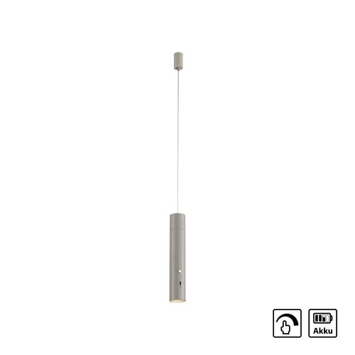 Led pendelleuchte greige - led,
