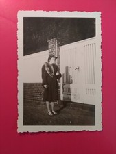 Old photo antique pretty woman