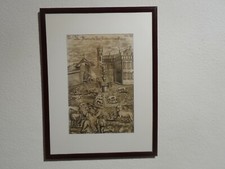 Orig kupferstich mit - kupferstich,