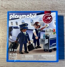 Playmobil Airline Pilot & Stewardess Cabin Crew Set