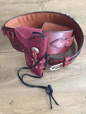 Western Revolverholster Sheriff Waffengürtel Cowboy CAS/ SASS BDS zugelassen