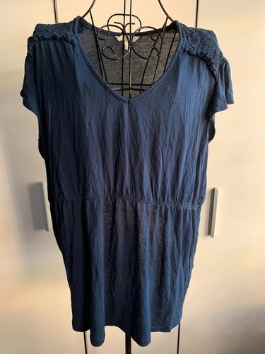 Dunkelblaues umstandsshirt - dunkelblaues,