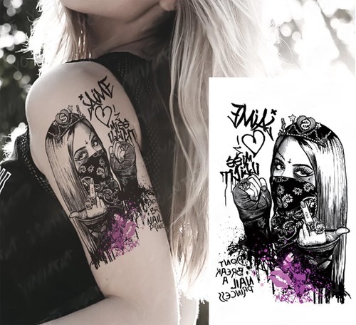 Temporäres tattoo - temporäres,