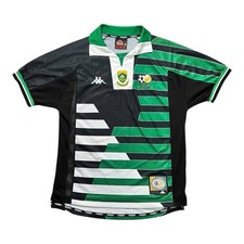 SOUTH AFRICA 1998 AWAY FOOTBALL SHIRT KAPPA NATIONAL TEAM JERSEY SIZE M