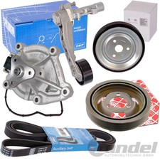 ORIGINAL PSA RIEMENSCHEIBE+ SKF WASSERPUMPE+SPANNER passend für PEUGEOT CITROEN