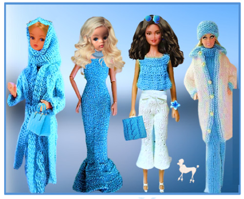 Strickmuster barbie mode - strickmuster,