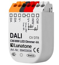 LUNATONE CW-WW 89453836 DALI-LED-Dimmaktor CV DT8 UP | TW, 4 A