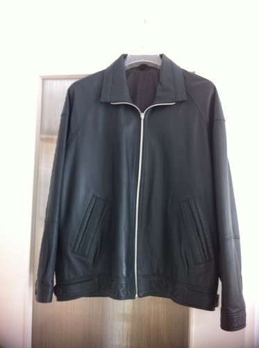 Herren lederjacke blouson - herren, /