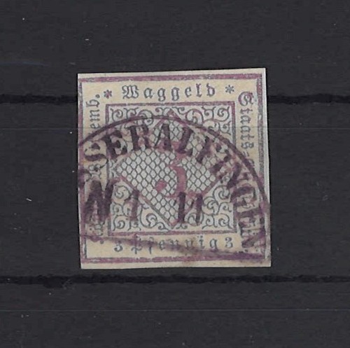 Württ waggeldmarke pf - waggeldmarke, 3