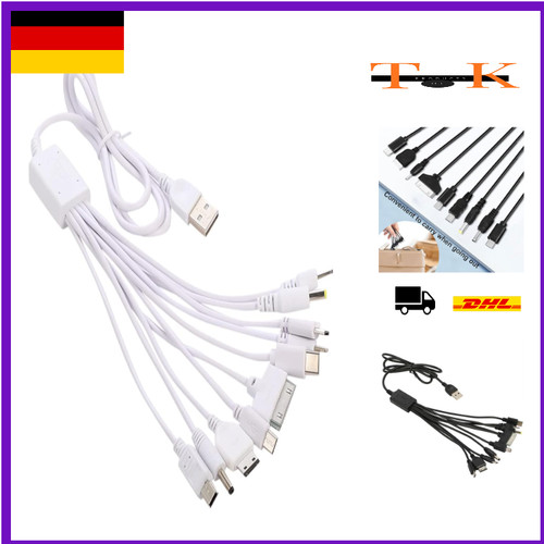 Usb kabel universal - 10-in-1,