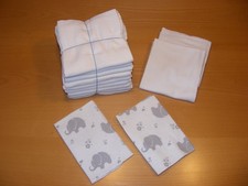 Cotonea BIO Mullwindeln + Blümchen Stoffwindeln + Flanell Tücher   Set Nr. 7