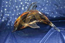 Glasfigur Delfin Fisch
