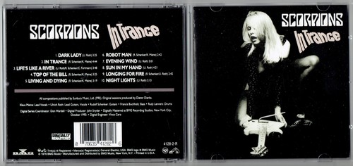 Scorpions trance cd - in,