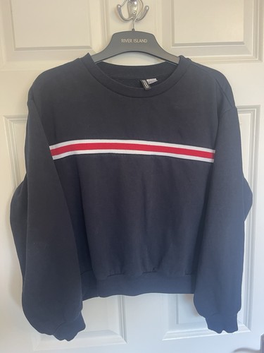 Navy sweatshirt pullover - sweatshirt,