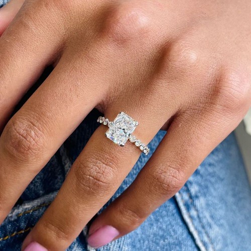 Diamant verlobungsring radiant - diamant,
