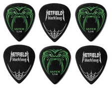6x Dunlop Hetfield Black Fang