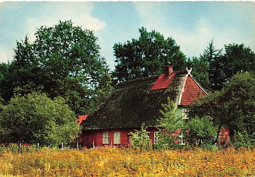 Alte reetdachhaus 1963 - alte,