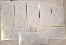 BASTELN : 8 Bögen weihnachtliche Sticky Shapes von QVC 22,5 x 10 cm (410 )