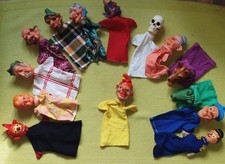 14 x Handpuppen Kasperlepuppen