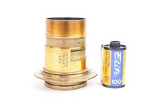 Vintage Messing Objektiv Ross