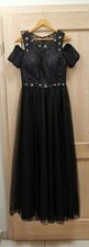 Schwarzes Abendkleid Ballkleid