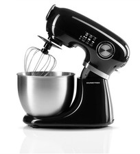 GOURMETmaxx Küchenmaschine – 1000 W – 5 L Edelstahl-Schüssel – Schwarz