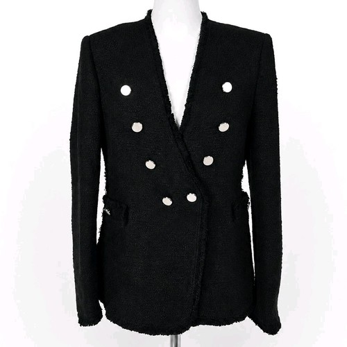 Zara schwarz boucle tweed - zara,