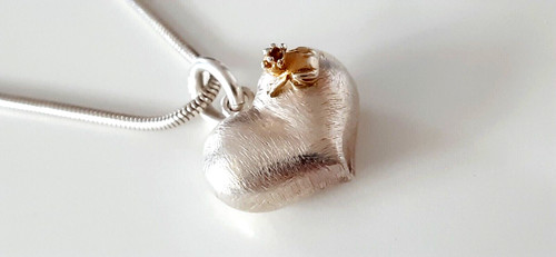 Silber anhänger mit - silber,
