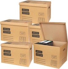 Archivkarton aktenordner - 5x,