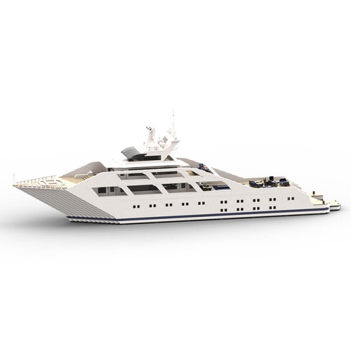 Moc 69299 luxury yacht - moc-69299, modell