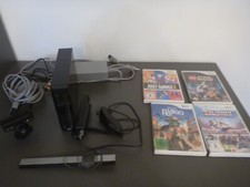 Nintendo Wii Bundle schwarz - Konsole, Controller, Kabel & 4 Spiele top Zustand