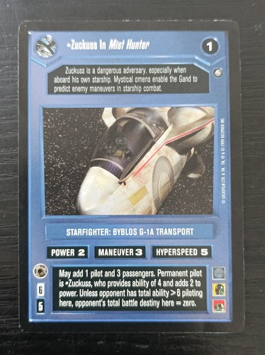 Zuckuss mist hunter star - in,