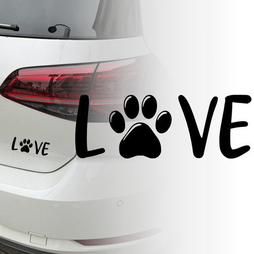 Auto aufkleber love - auto, |
