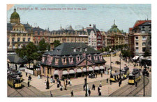 18943- Frankfurt a. M. Cafe Hauptwache mit Blick in d. Zeil
