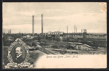 AK Grube Ilse /N.-L., Ansicht der Grube Ilse, Porträt eines Herren 1880-1905, K 