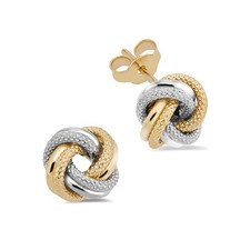 Ohrringe Knoten - Gelbgold 585