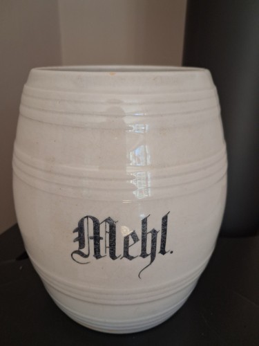 Antike vorratsdose mehl - vorratsdose, „mehl“