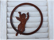 1 Engel fliegend im Ring ⚜️z. Hängen⚜️ Advent⚜️Weihnachten⚜️ Kranzdeko ⚜️Fenster