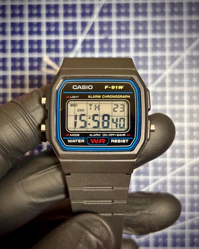Casio 91w grid mod - f-91w,