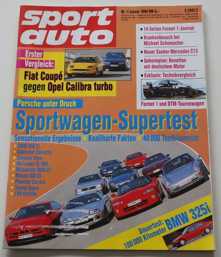 Sport auto 1994 opel calibra - opel,