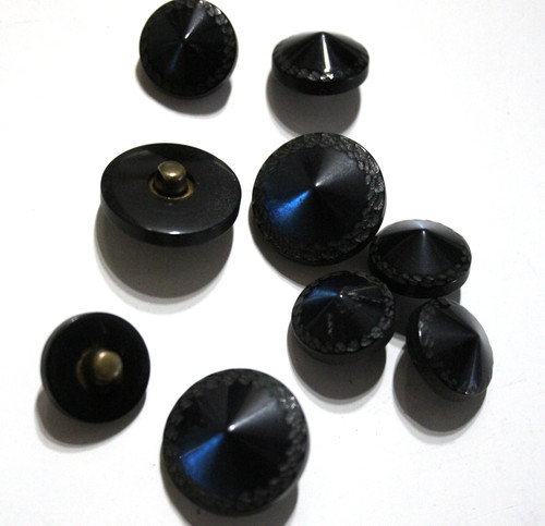 Blau schillernde knöpfe - knöpfe,