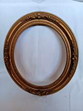 antiker ovaler Rahmen Holz