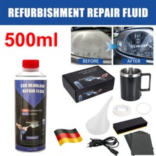 500ml Scheinwerfer Profi KFZ Aufbereitungsset / Bedampfen / Reparatur /Bedampfer
