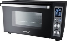 Steba digitaler Air Fry Grillbackofen KB E300 Backofen Umluft Drehspieß schwarz