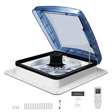 40x40CM RV Dachfenster Dachluke Dachhaube Dachventilator 12V Ventilator Skylight