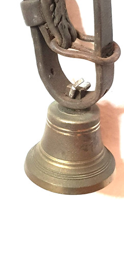Alte kuhglocke mit - alte,