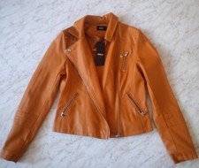 Bikerjacke Damen Lederimitat