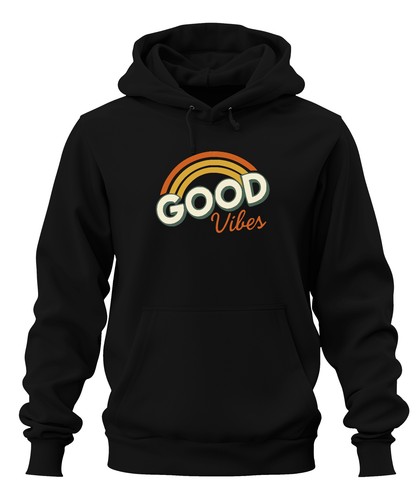 Good vibes retro - retro, regenbogen