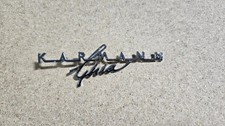 Karmann ghia script emblem - vw,